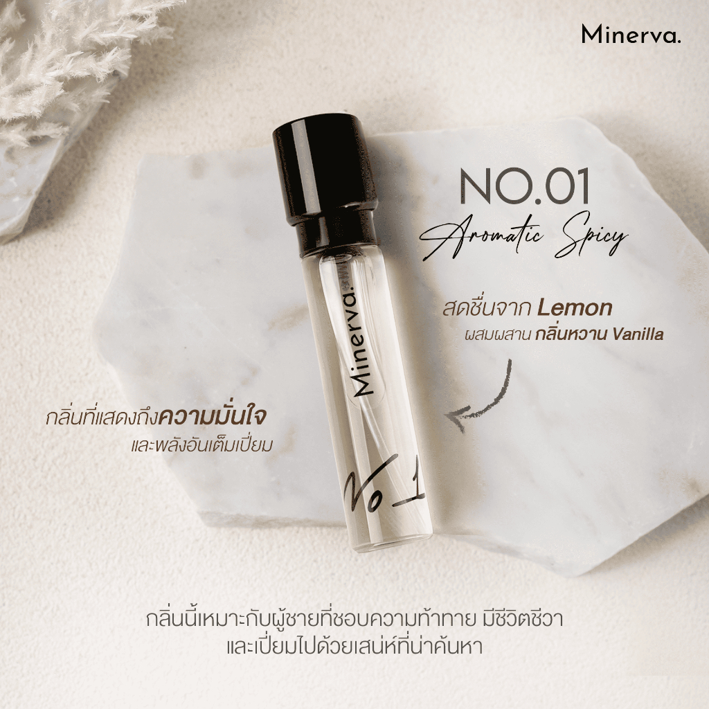 Minerva Minerva Perfume No.01 Refill น้ำหอมรีฟิลกลิ่นVersace Eros