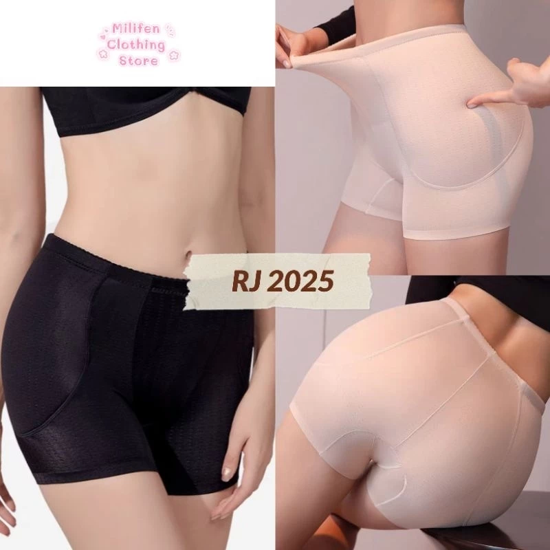 Milifen กางเกงเสริมสะโพก RJ2025 รุ่นเน้นเสริมสะโพกด้านข้าง บางเบาสบาย ฟองน้ำเย็บติด