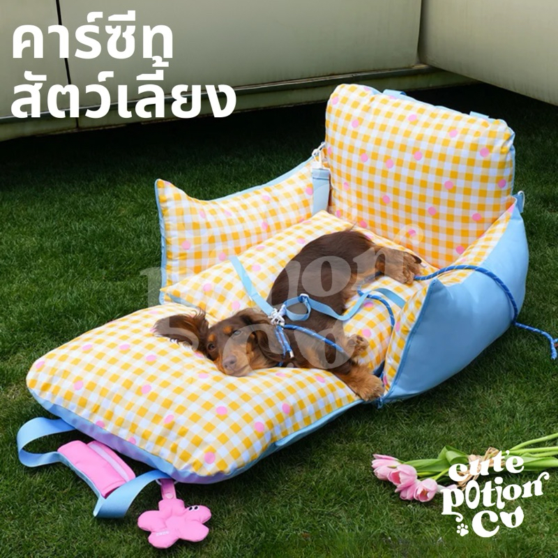 (PRE-ORDER) คาร์ซีทเบาะนอนสำหรับสัตว์เลี้ยง 🐶 ZEZE CAR SEAT FOR PET✨