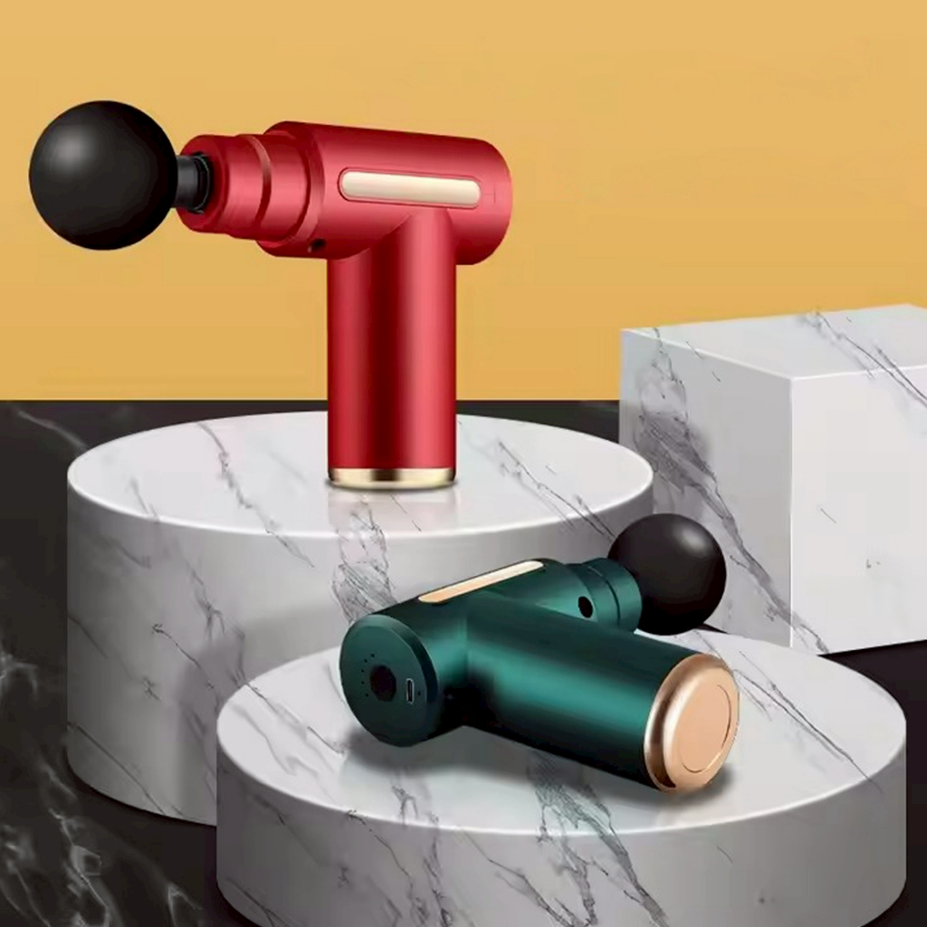 ปืนนวดไฟฟ้า PAE-9048 สำหรับนวดกล้ามเนื้อ นวดไหล่คอ แขน ขา Mini Massage Gun เครื่องนวด สะดวก ทนทาน - รูปที่ 7