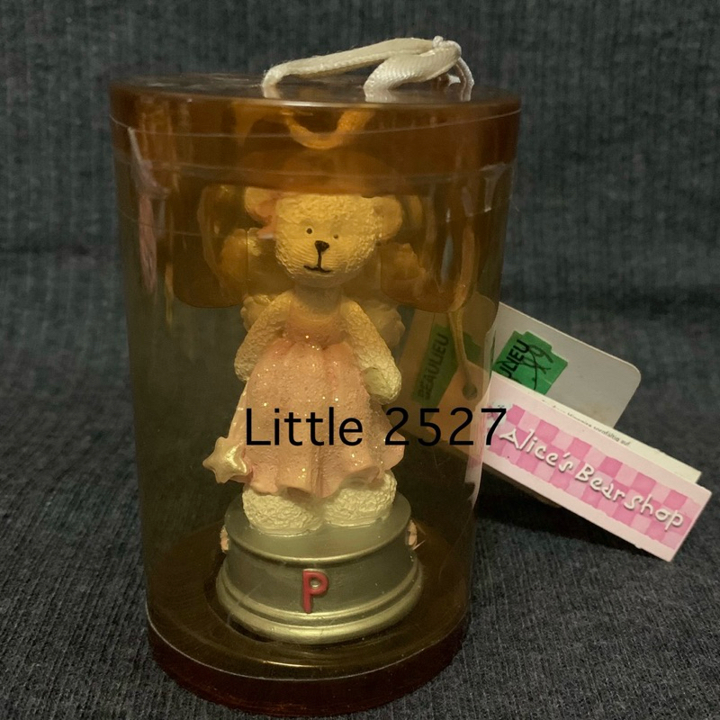 Alice's Bear Shop Teddy Bear Figure (มือสอง สูง3นิ้ว)