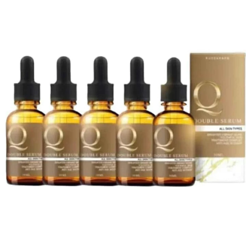 เซรั่มคิว Q Double Serum  1 กล่อง 30ml. สกินแคร์  ฝ้า กระ จุดด่างดำ บำรุงผิวหน้า thumbnail 6