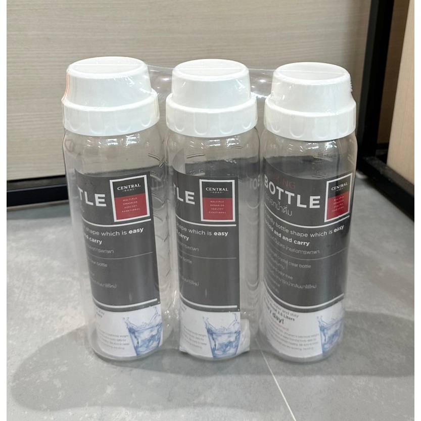**ราคาพิเศษ** ขวดน้ำดื่มแบบแพค กระบอกน้ำดื่ม แพค 3 ใบ ขนาดบรรจุ 1.1 ลิตร สำหรับบรรจุน้ำดื่ม PN3702