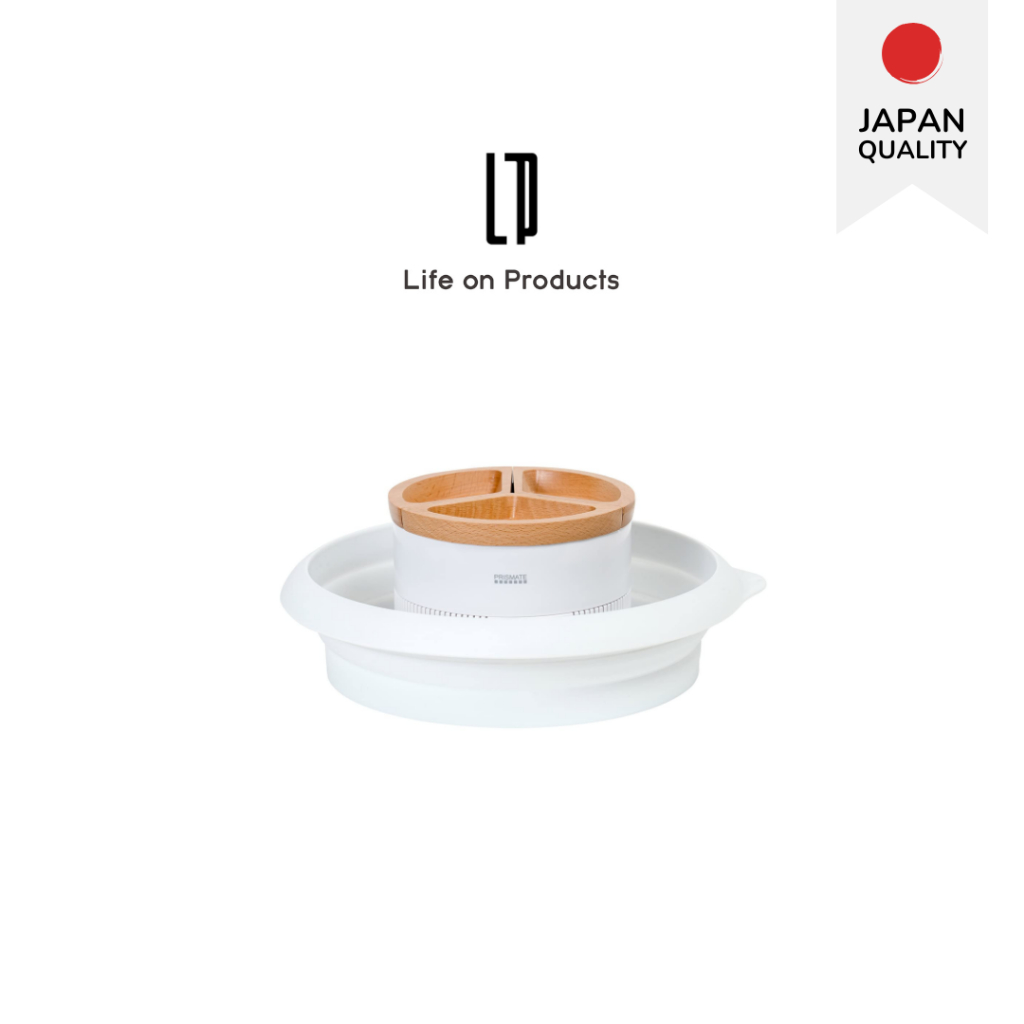 PRISMATE Nagashi Somen with Foldable Silicone Bowl PR-SK040 เครื่องซูเมนน้ำวน ซูเม็งน้ำไหล โซเมน สินค้าญี่ปุ่น