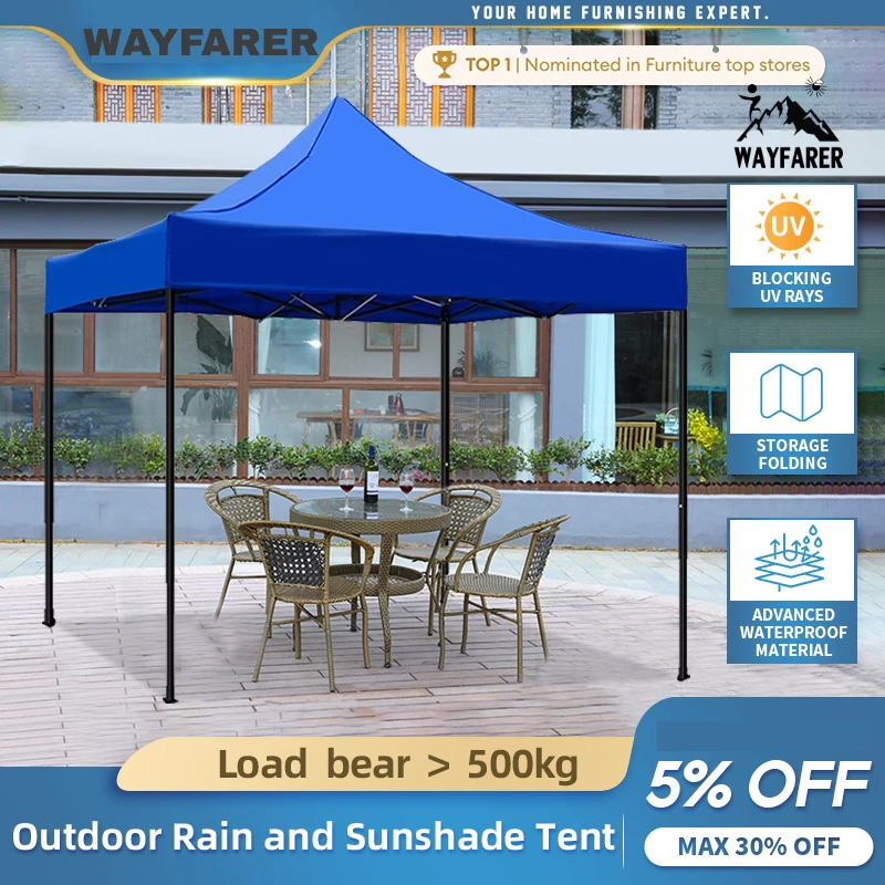 WAYFARER เต็นท์พับได้ 2x3M / 3x3M ผ้าใบ 2000D พร้อมโครงเหล็ก thumbnail 8
