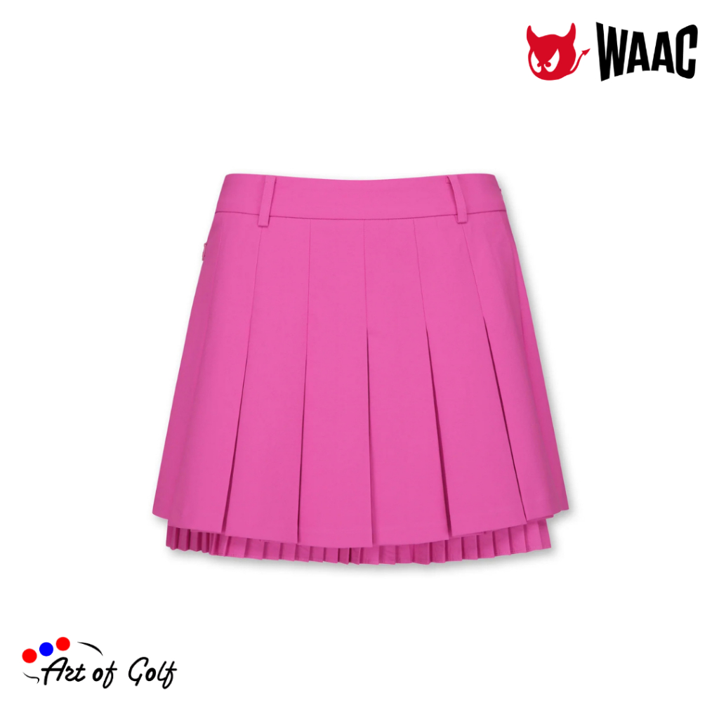 WAAC Women's Athletic A-line gather Skort - (Hot Pink)