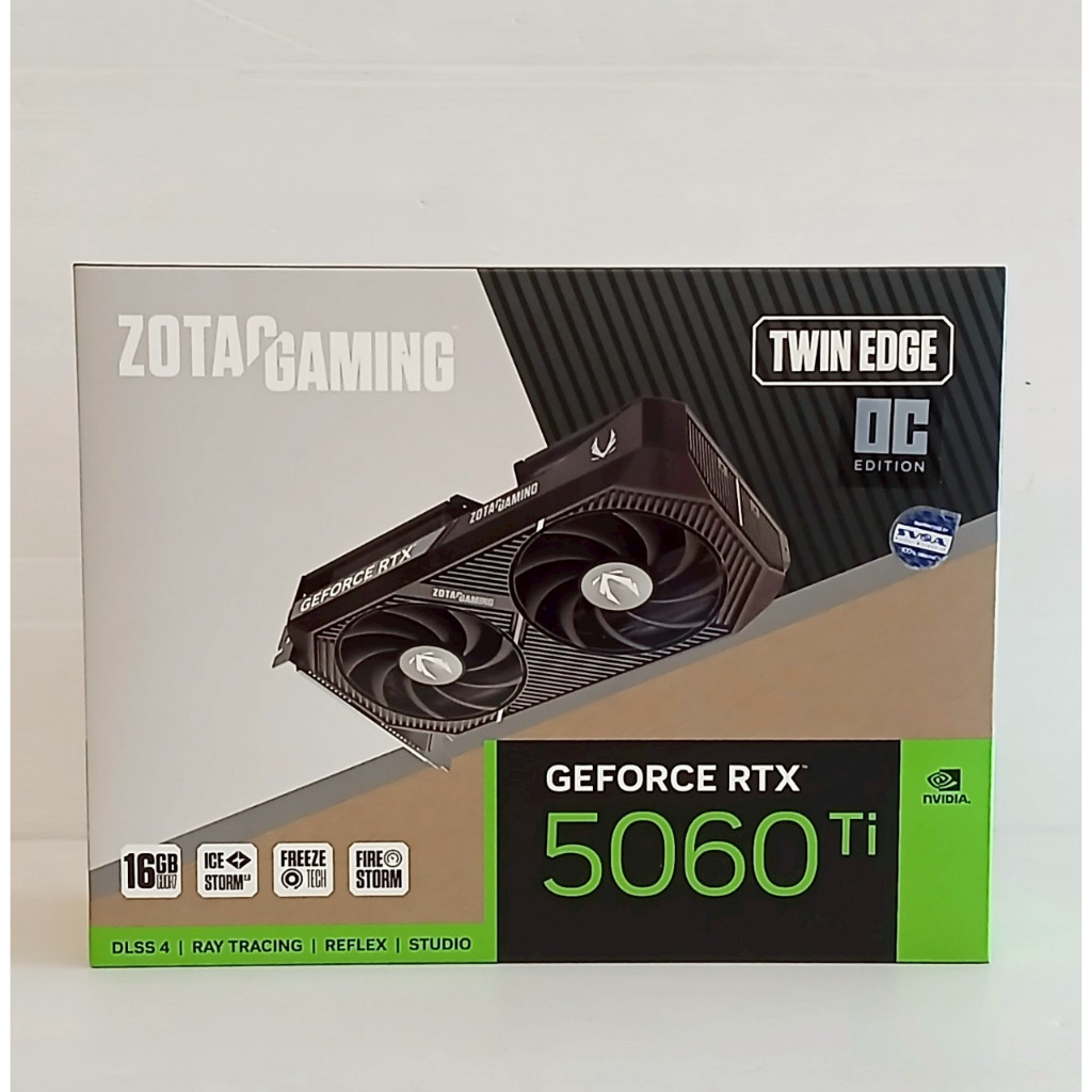 VGA ZOTAC GEFORCE RTX 5060 TI TWIN EDGE OC - 16GB GDDR7