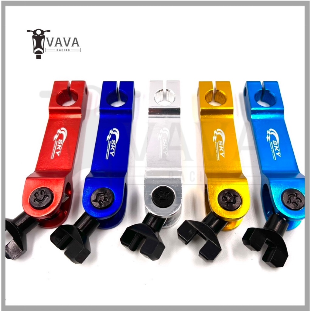 มือลิงบาง หน้า-หลัง ดั้มเบรค งานอลูมิเนียม สำหรับใส่รถมอเตอร์ไซค์  HONDA