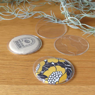 [พร้อมส่งในไทย] hapila Badge Cover ซองใส่เข็มกลัดกันรอยขีดข่วน ของแท้ 100% จากญี่ปุ่น