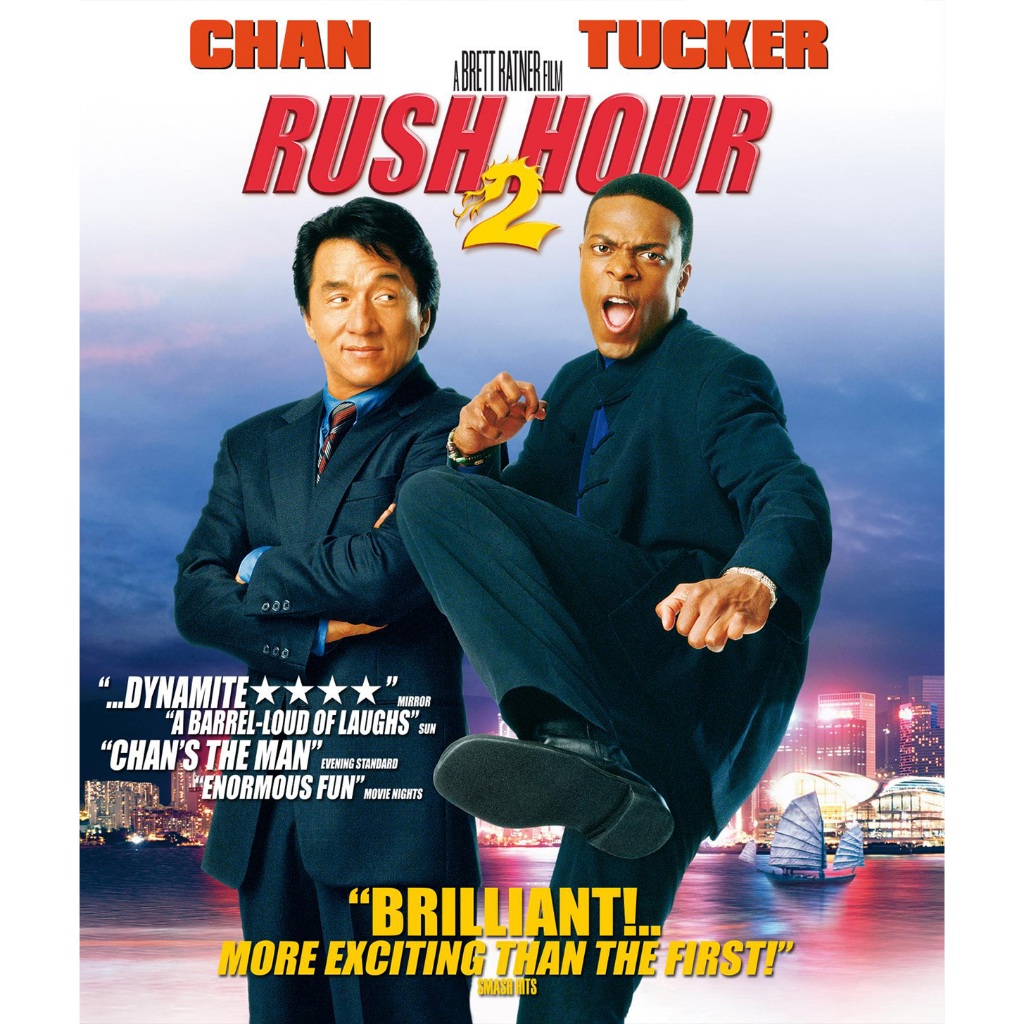 Bluray ของดีจากยุค90s เสียงไทย 5.1*บลูเรย์  เฉิน หลง x คริส ทักเกอร์ Rush Hour 2 คู่ใหญ่ฟัดเต็มสปีด 