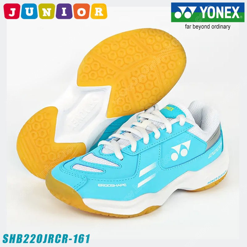 【 ของแท้ 💯% 】รองเท้าแบดมินตันโยเน็กซ์สำหรับเด็ก รุ่น SHB220JRCR สีฟ้า (SHB220JRCR-161)