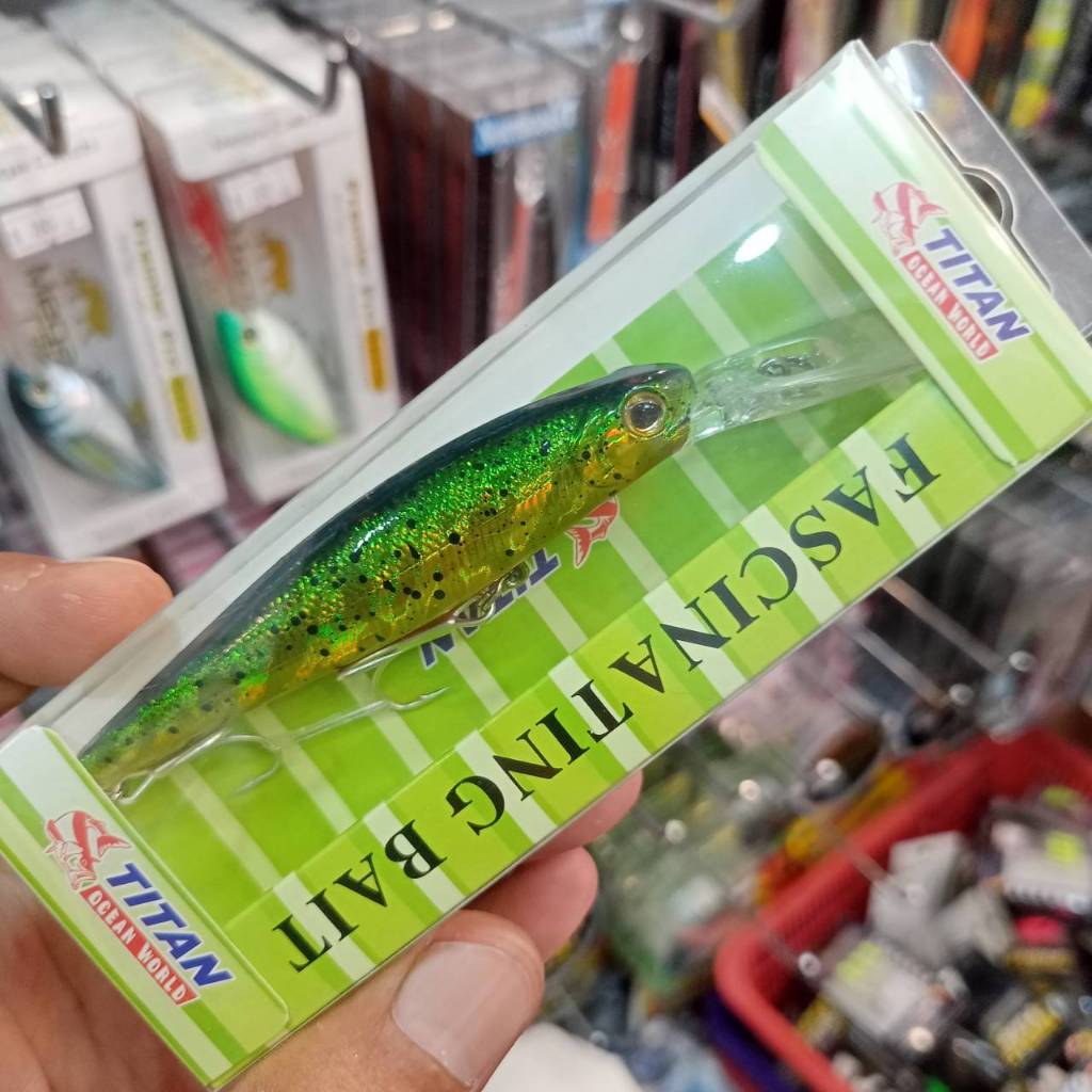 เหยื่อปลอม Titan YC3516 90mm. 12.5g. (สีพิเศษ) ตีเหยื่อปลอมก็เด็ด งานคลอง ชายฝั่ง ปากอ่าว ตีกระพง กุเรา ซากเหลือง เก๋า - รูปที่ 5