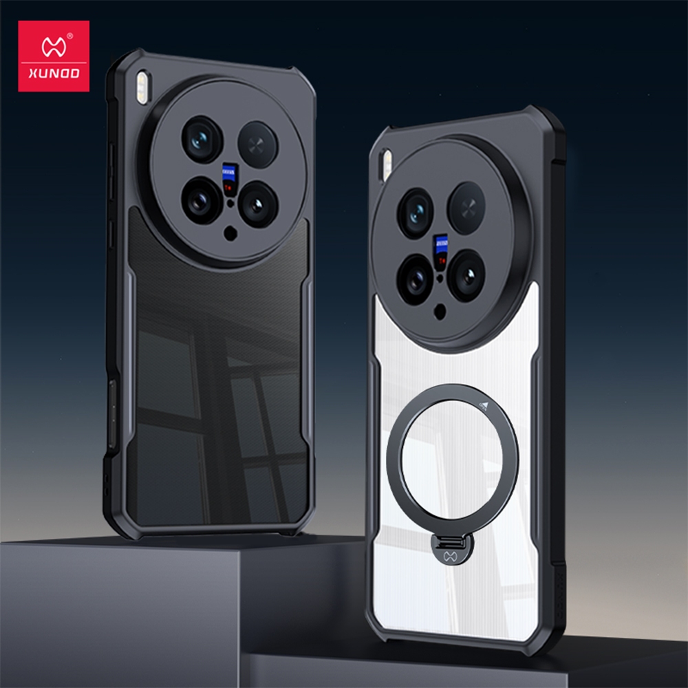 XUNDD 360° မျိုးဗားဟီး မက်ဂျင့် ကာဗာ (အမြဲတမ်းလှည့်နိုင်) VIVO X300/X300 Pro/X200 Pro/X200 Ultra — မျက်နှာပြင်ခုံပါ