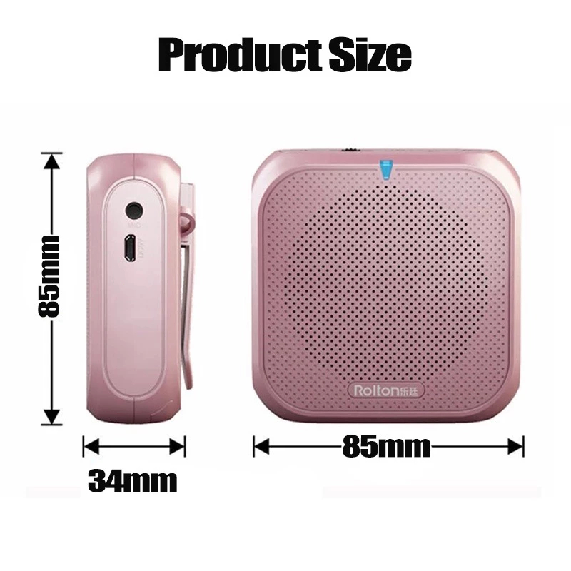 ไมค์ลำโพงพกพา ไมค์ช่วยสอน ไมค์ลอย ไมค์พกพา ลําโพงพกพา ลําโพงสอน พร้อม bluetooth โทรโข่ง ลำโพงช่วยสอน