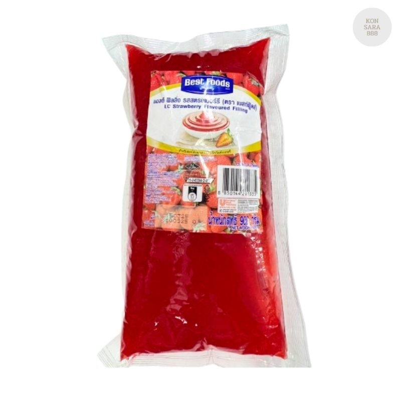 Best Foods ฟิลลิ่ง กลิ่นสตรอว์เบอร์รี่ 900 กรัม 201335