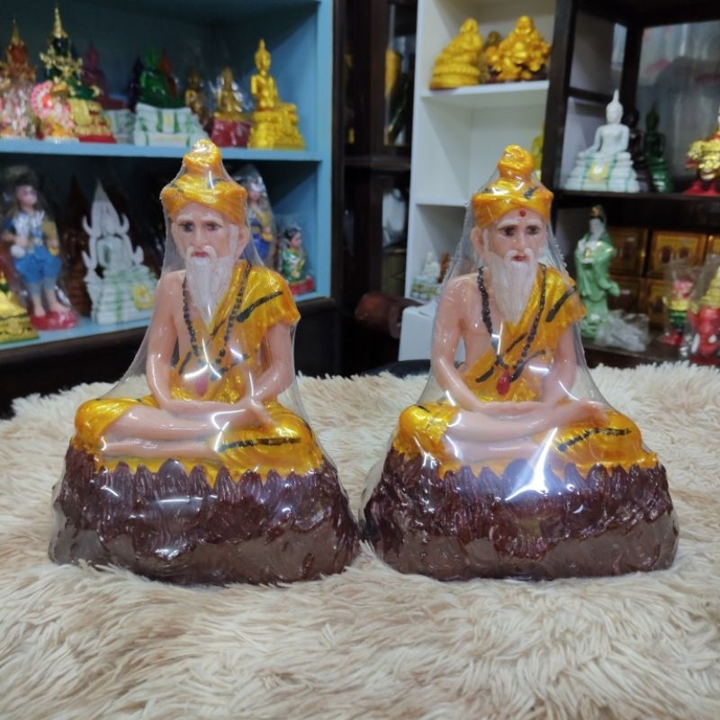 ปู่ฤาษี ขนาด5นิ้ว สูง9นิ้ว เนื้อเรซิ่น ปู่ฤาษีนารอด ปู่ฤาษีตาไฟ