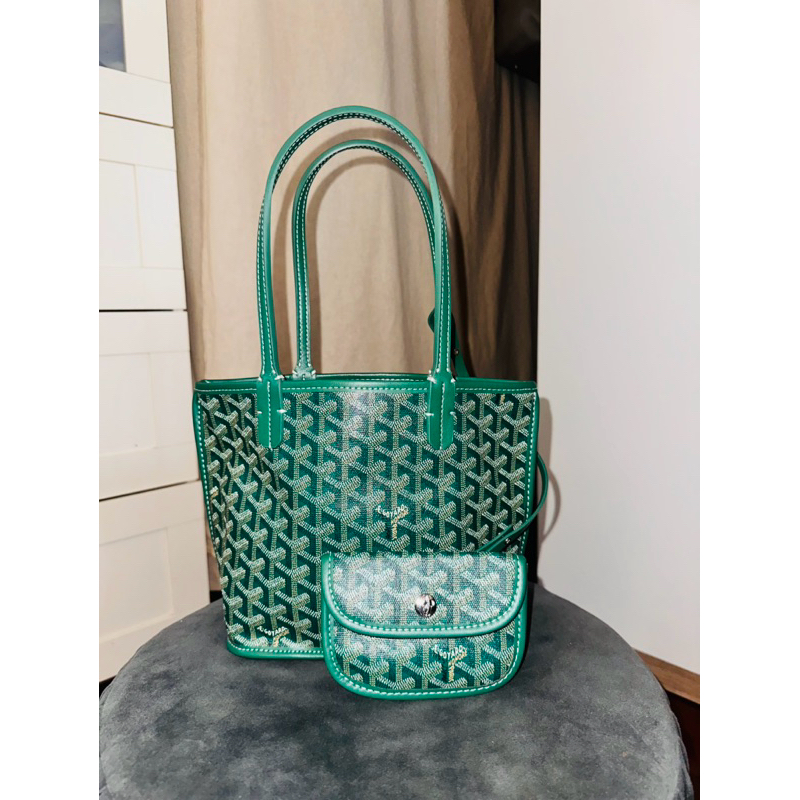 กระเป๋าสะพาย กระเป๋ากอยาดมือสอง โกยาดวินเทจ กระเป๋า Goyard Anjou mini
