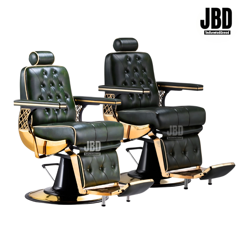 JBD INTER  เก้าอี้ตัดผม เก้าอี้บาร์เบอร์ ไฮโดรลิคปรับสูง-ต่ำได้ ปรับเอนนอนได้ รหัสรุ่น:JBD3108 (พร้อมส่งในไทย)