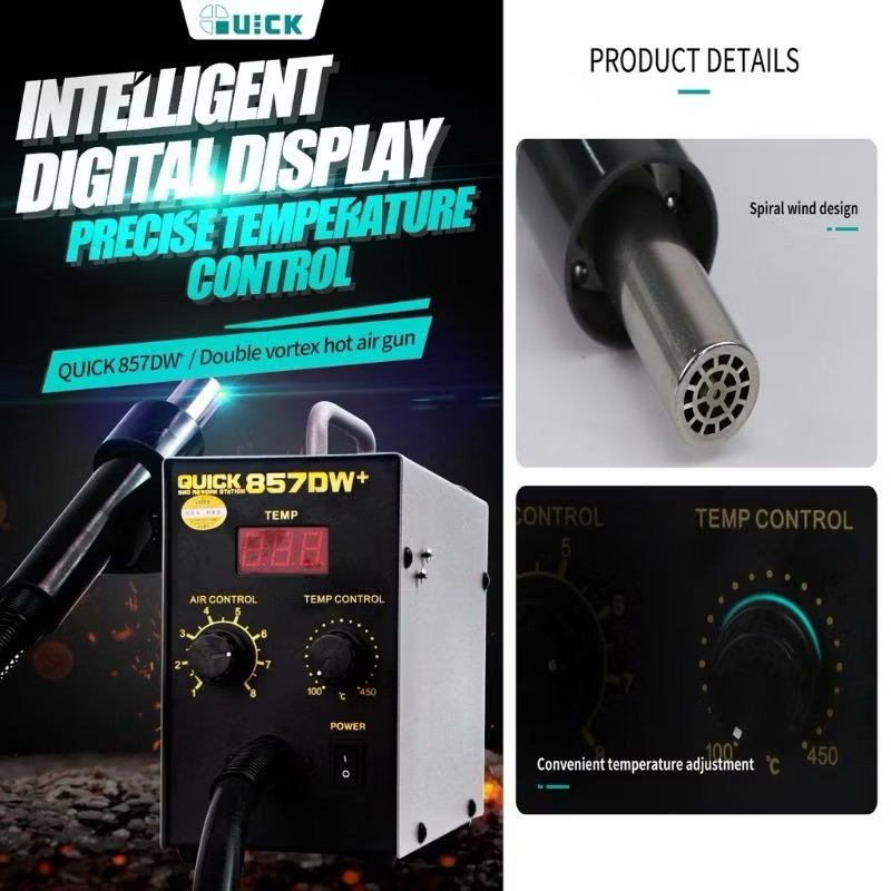 HOTAIR ** QUICK 857DW+ พร้อมหัว ** แท้