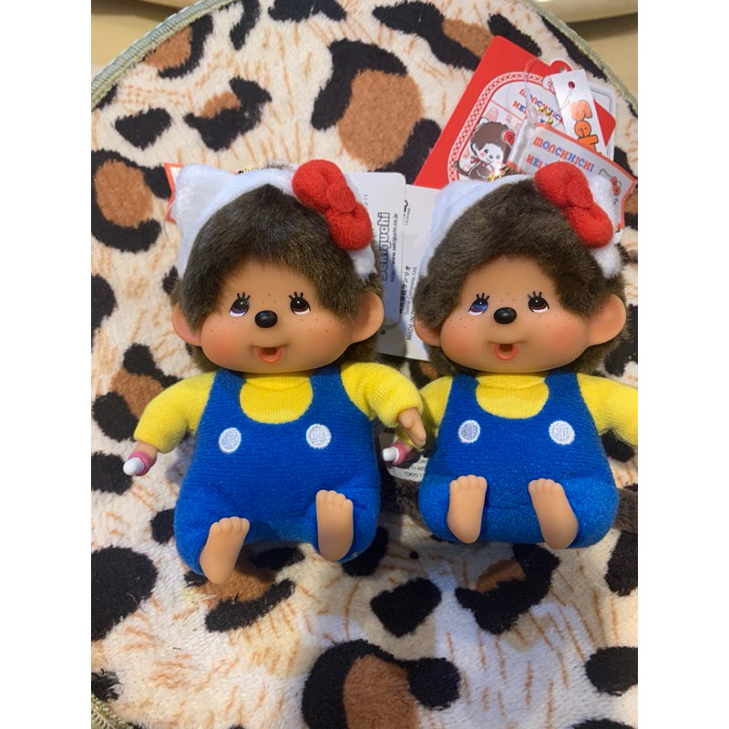 พร้อมส่ง!! พวงกุญแจMonchichi x Hello Kitty สุดน่ารัก ของแท้100%