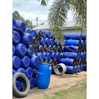 ถังหมักอาหารสัตว์ ถังพลาสติกใช้ในการเกษตร ความจุ 150-160 กิโลกรัม