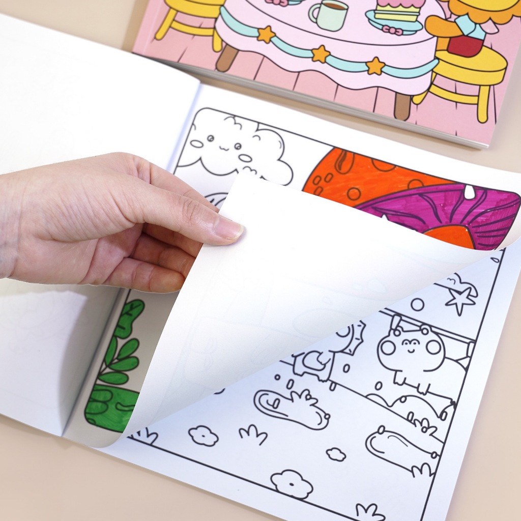 MW สมุดระบายสี หนังสือภาพวาดกราฟฟิตีเพื่อการศึกษา Doodles Book ผู้ใหญ่และวัยรุ่น - ภาพย่อย 5
