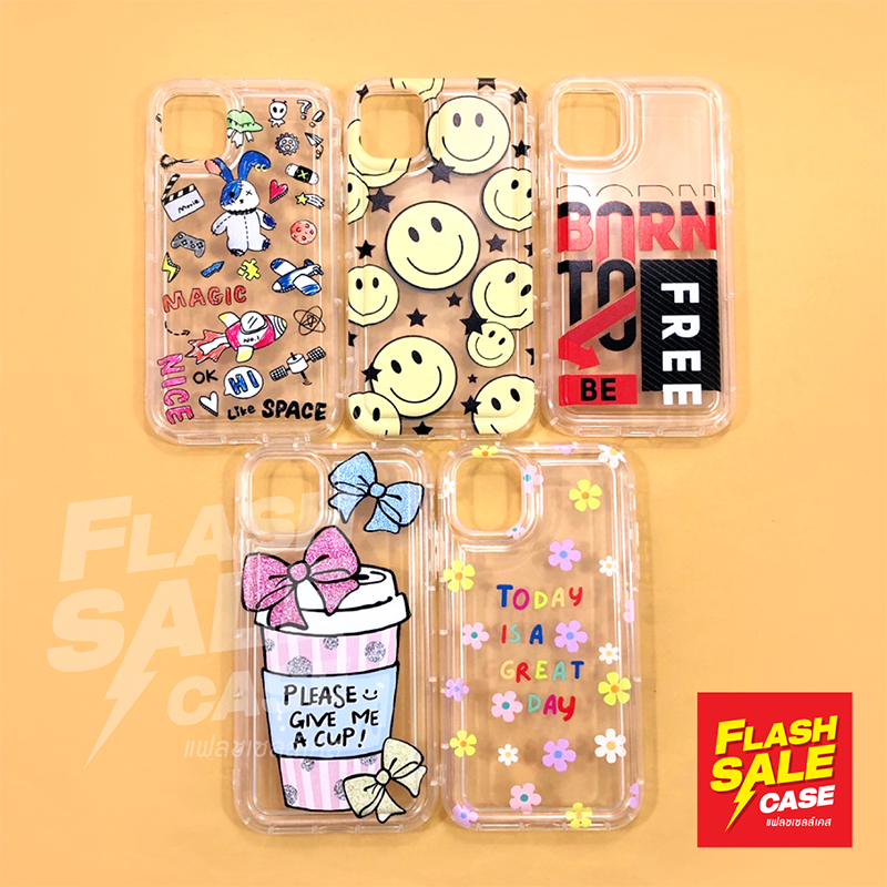 เคสนิ่มใส TPU กันเลนส์กล้อง iPhone 13 Samsung A05s A15(5G) S22ultra S24ultra Oppo A16 A38(4G) Vivo Y