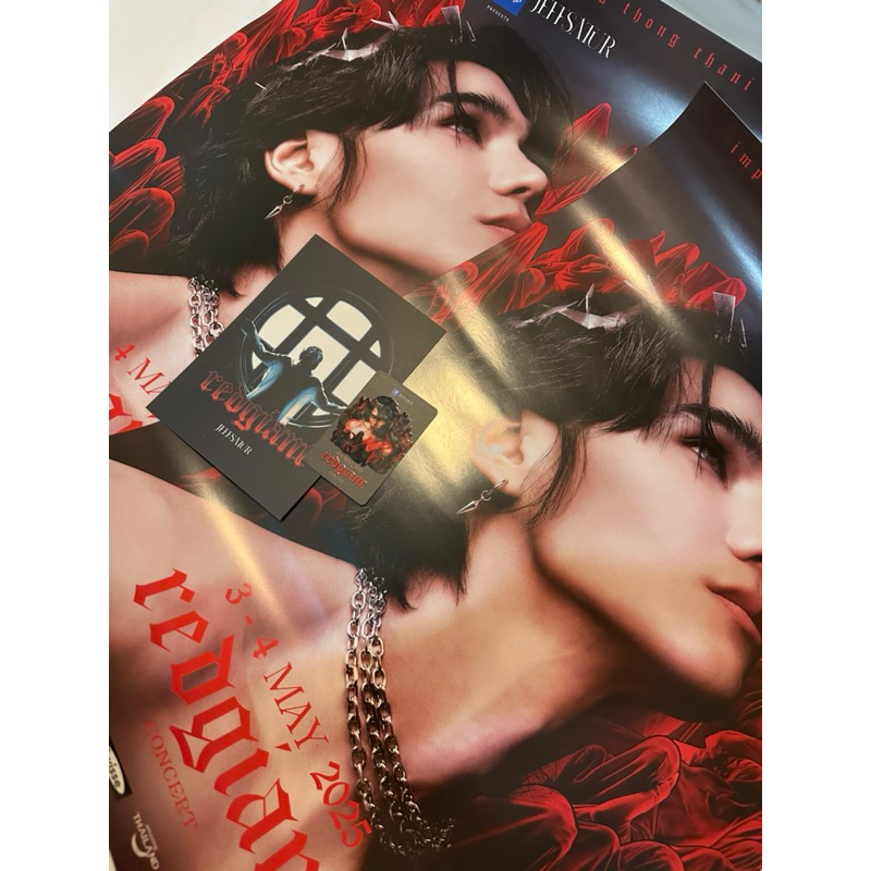 (พร้อมส่ง) Poster Jeff Satur RedGiant Concert