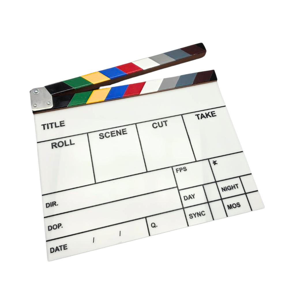 สเลท ไม้ตีสีรุ้ง clapper board, Slate ถ่ายหนัง