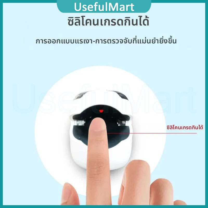 ⚡ส่งเร็ว ในไทย⚡Medical Finger Pulse Oximeter Saturometer ความอิ่มตัวของออกซิเจนสําหรับเด็ก ความดันโลหิตเด็กผู้ใหญ่ - รูปที่ 5