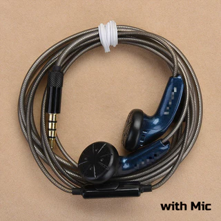 MX500 หูฟัง DIY Hi-Res HiFi Flat Head เบสแน่น พร้อมไมค์ 3.5mm / Type-C สำหรับ Android และสายฟังเพลง