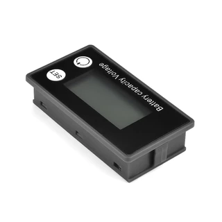 6133A มิเตอร์ไฟฟ้าดิจิตอล DC8-100V LCD โวลต์มิเตอร์จอแสดงผล LCD พร้อมสายเคเบิล