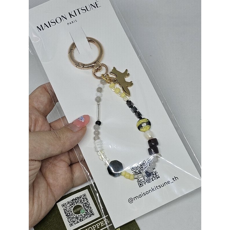New Maison Kitsune🦊 พวงกุญแจ keychain charm limited มือ1ของแท้💯 พร้อมส่ง