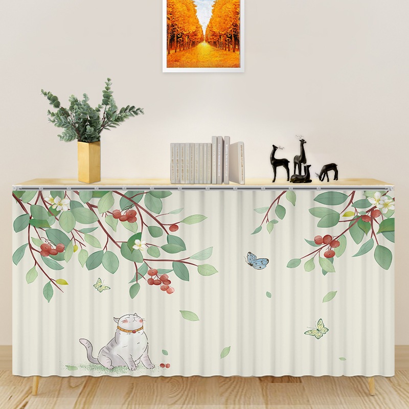 แนะนำ ผ้าม่าน ผ้าม่าน ผ้าม่านสั้นในครัว ผ้าม่านเคาท์เตอร์ครัว ป้องกันฝุ่น มีกาวในตัว ผ้าม่านครึ่งหน้าต่าง สไตล์นอร์ดิก ราคาพิเศษ มีเก็บเงินปลายทาง