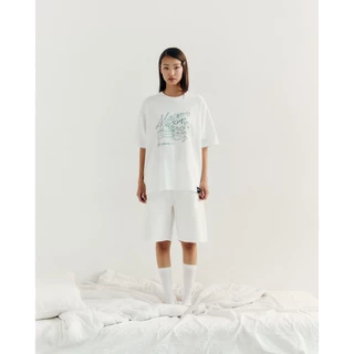 maison KEEPS | The Oversized Living Life by PNK.FF Tee | เสื้อยืด ทรง oversized | มีให้เลือก 2 Size อก 44" และ 48''