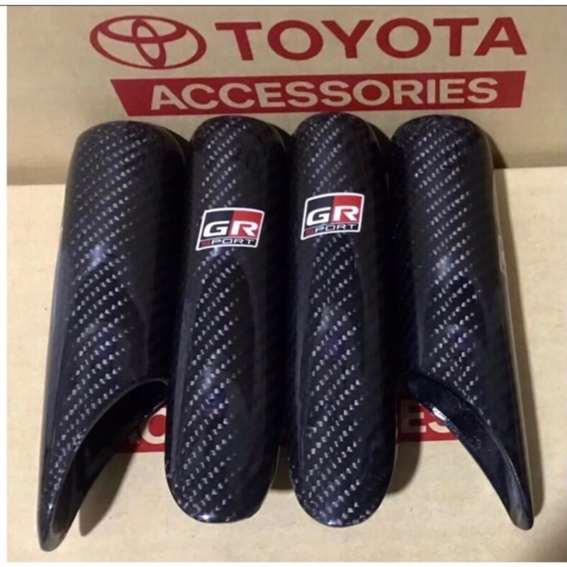 ที่สวมเบรกมือเคฟล่าแท้ ตรงรุ่น รีโว่ REVO ทุกรุ่น โลโก้GR Sport มาใหม่ จับถนัด เท่ สปอร์ตสวยเงางาม