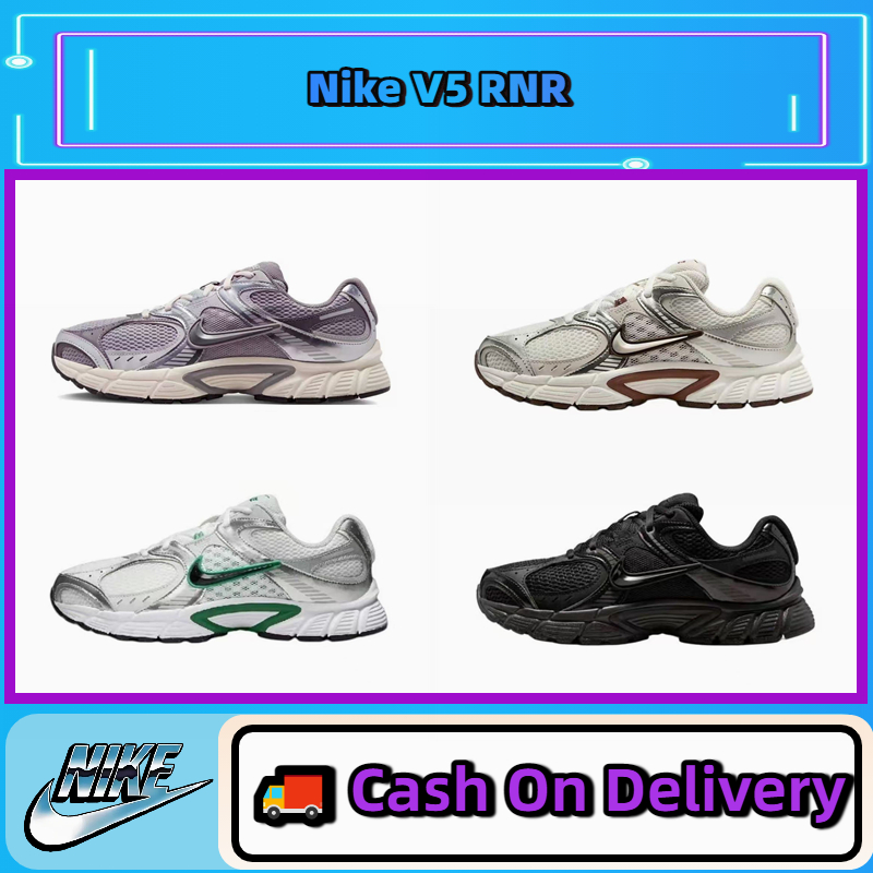 Nike V5 RNR แบบคู่ต่ำระบายอากาศลดแรงกระแทกรองเท้าวิ่ง white HJ5228-101