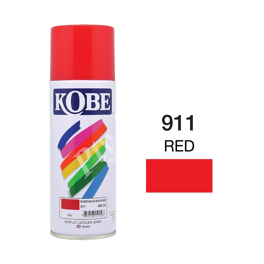 สีสเปรย์KOBE#0911 แดง