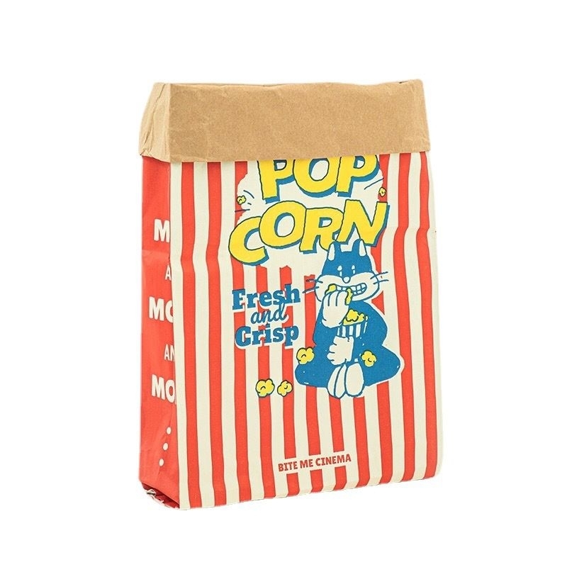 ถุงแมวมุด ถุงป๊อปคอร์น ของเล่นแมว Popcorn Peek-a-Boo Bag