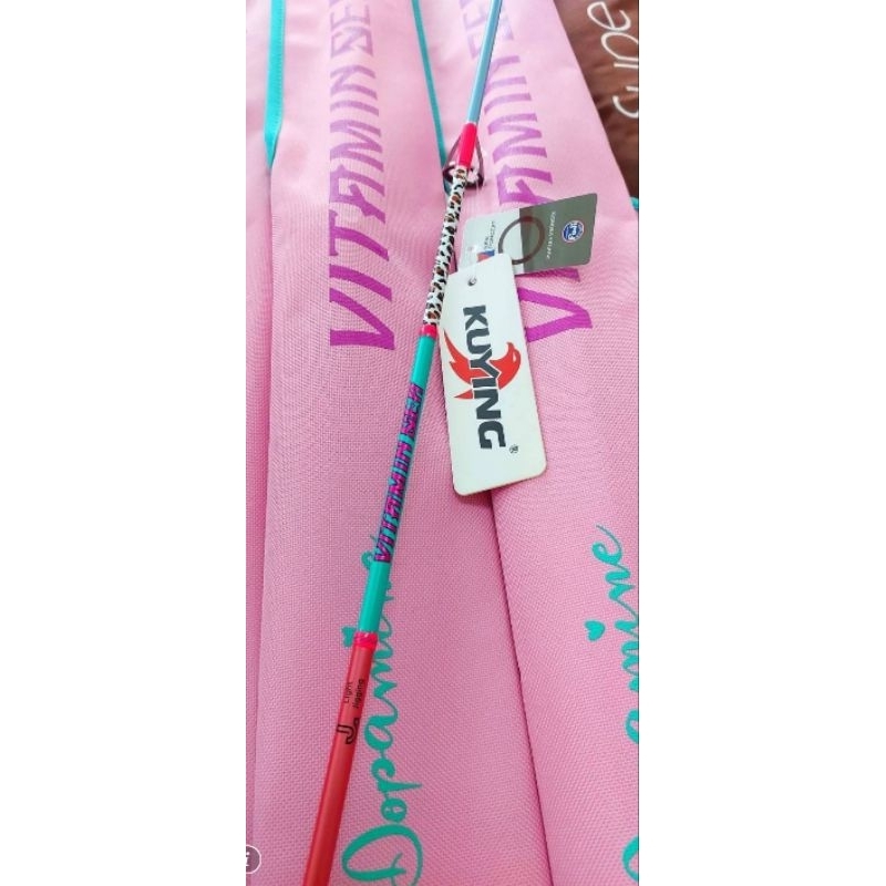 คันจิ๊กกิ้ง Kuying pink Limited 6.5ft. 2pcs. 0.8-2.0 lure 30-100g.