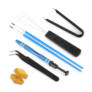 ที่ดึงคีย์แคป Keycaps Puller,Switch Remover,Switch Opener,Stem Holder,Cleaning Brush,Tweezers for Mechanical Keyboard