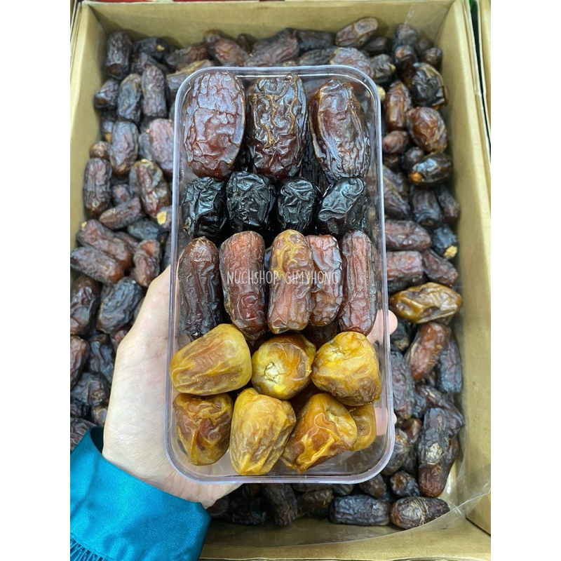 อินทผาลัม Medjool Ajwa Maryam Sukkari Kalas เดกเลทนัวร์ พรีเมี่ยม 500 กรัม