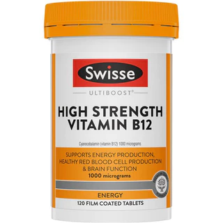 Swisse Ultiboost High Strength Vitamin B12 60 Tablets วิตามินบี 12
