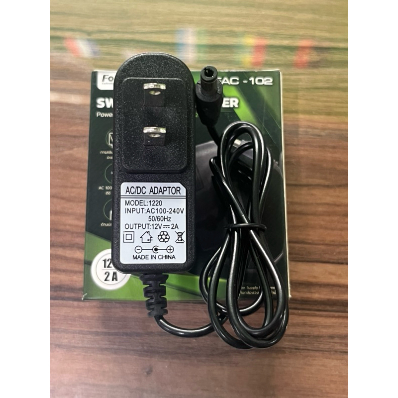 อะแดปเตอร์กล้องอย่างดีสำหรับกล้องวงจรปิด ADAPTER 12V 2A