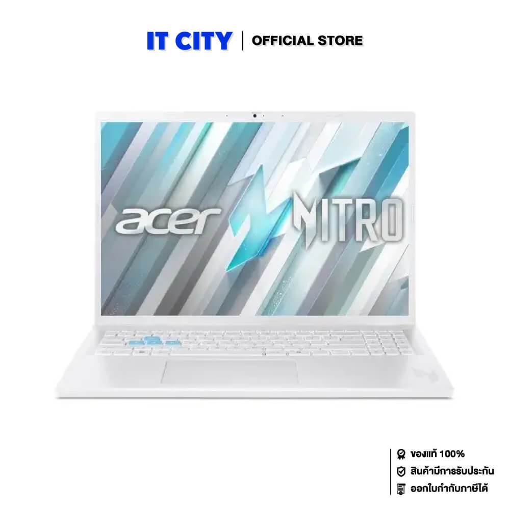 Acer Nitro Lite NL16-71G-56RJ/i5-13420H/16GB/512GB/RTX2050_4GB/16"_165Hz/W11_Home/Pearl White/3Y CO6