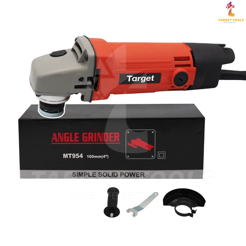 Target เครื่องเจียร์ เครื่องเจียร์ไฟฟ้า หินเจียร์ หินเจียร์ไฟฟ้า  4 นิ้ว 800W รุ่น 954 พร้อมด้ามจับ