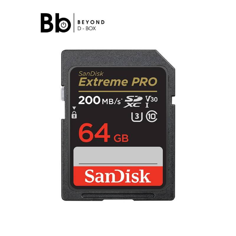 เมมโมรี่การ์ด SanDisk Extreme Pro SDXC V30 U3 C10 (เลือกความจุได้) by BB Beyond D-Box