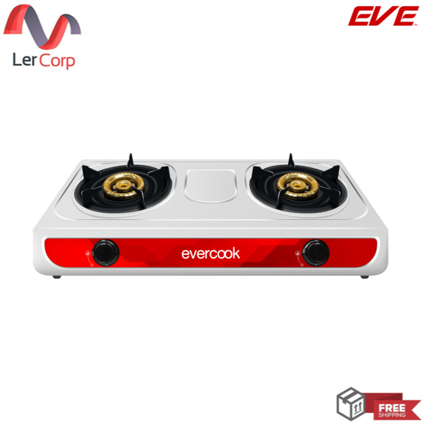 (Eve) เตาแก๊ส 2 หัว เตาแก๊สตั้งโต๊ะ HP70-2BB/MSE
