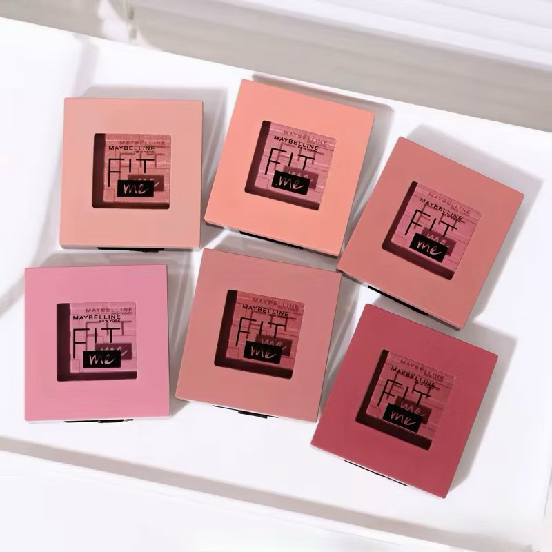 Maybelline Fit Me Blush บลัชออนเนื้อนุ่ม เกลี่ยง่าย เม็ดสีชัด ติดทนนานถึง 16 ชั่วโมง ขนาด 4.5 กรัม