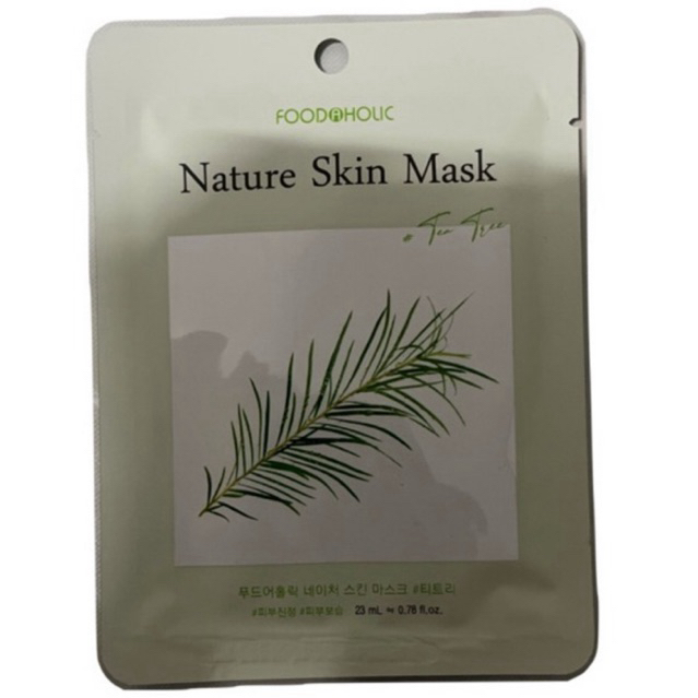 [Foodaholic] Mask หน้าเกาหลีชาเขียว | แผ่นมาร์คหน้าเกาหลีชาเขียว | Sheet Mask ชาเขียวแท้นำเข้าจากเกา